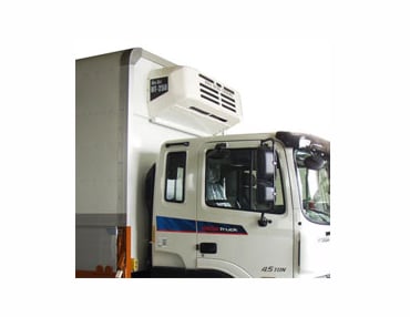 Instalación de refrigeración para furgones y camiones de transporte congelados