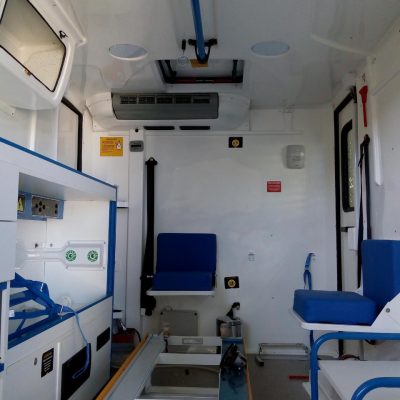 park cooler aire acondicionado ambulancia vista interna
