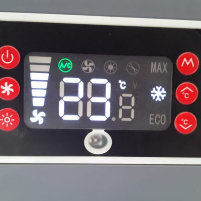 park cooler aire acondicionado panel de control